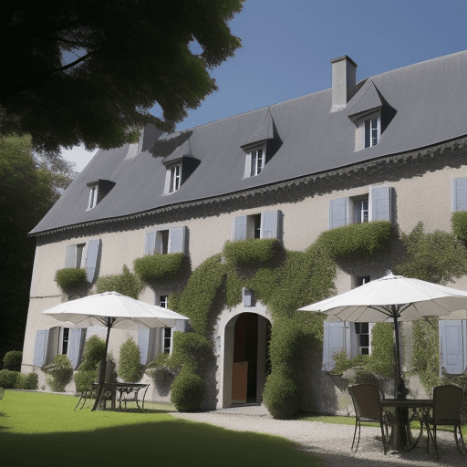 AI generated: manoir hantee lugubre et flippant