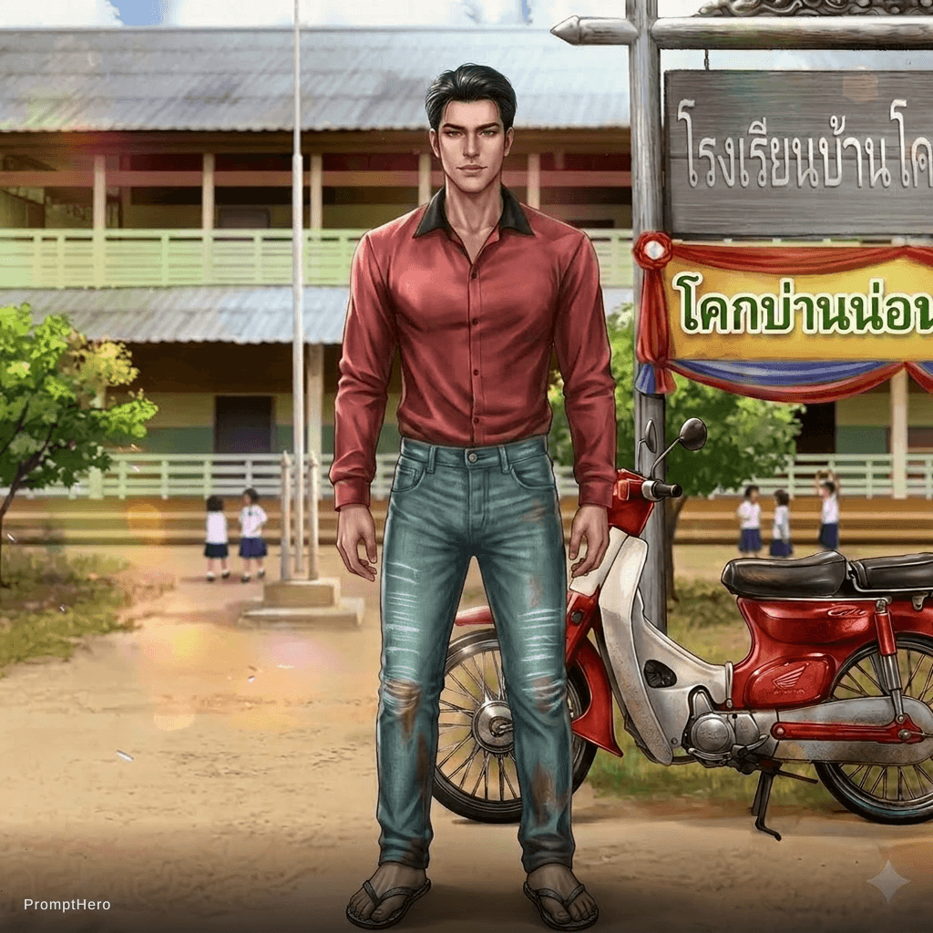 AI generated: เอาผ้าขาวม้าออก