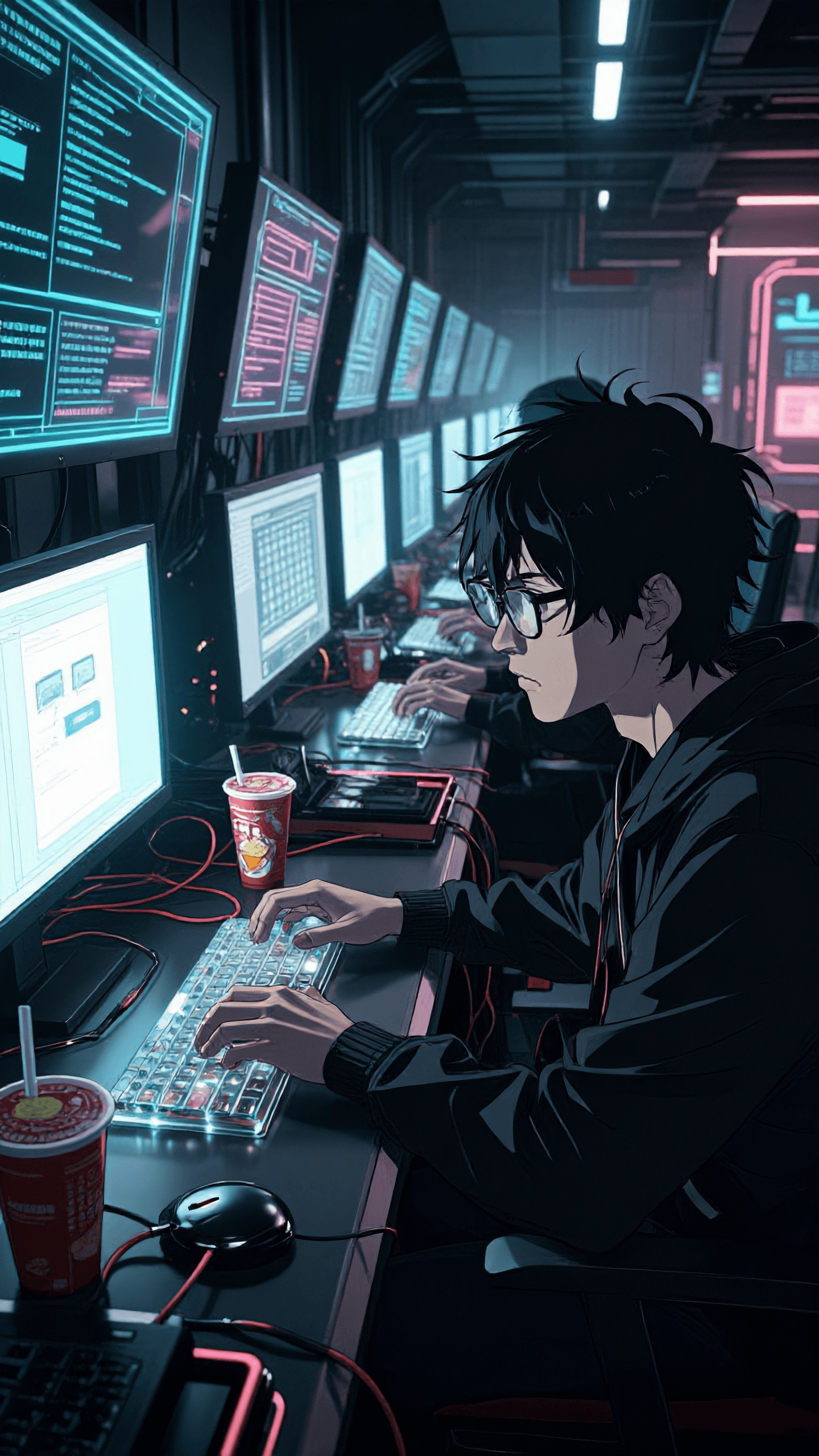 Cyberpunk Anime Style