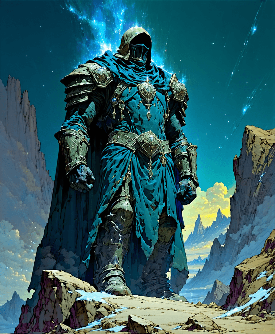 AI generated: Prometheus, I am gazing on thee now! With the cold breath of fear upon my brow, Not without mist of ...