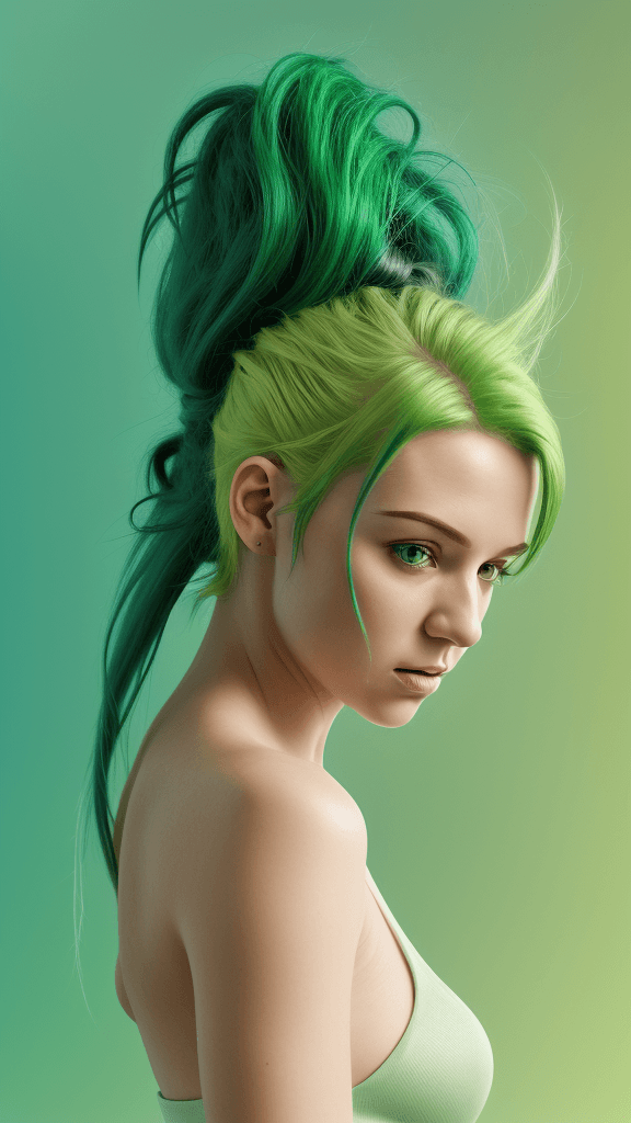 AI generated: (8k, RAW photo, best quality, master:1.2), (realistic, photo-realistic:1.37), ultra detailed, green ...