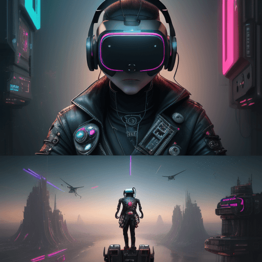 AI generated: Essential Tips: Maiden, Drone, VR Helmet, Remote, Future, Technology, CyberpunK, Quadratic, Steampun...