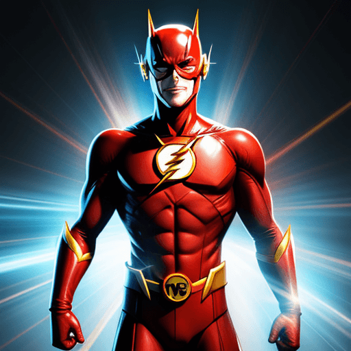 AI generated: DC comics flash
