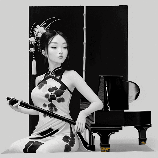 AI generated: The style of the music video adopts a technique of fusion and contrast, visually alternating between...