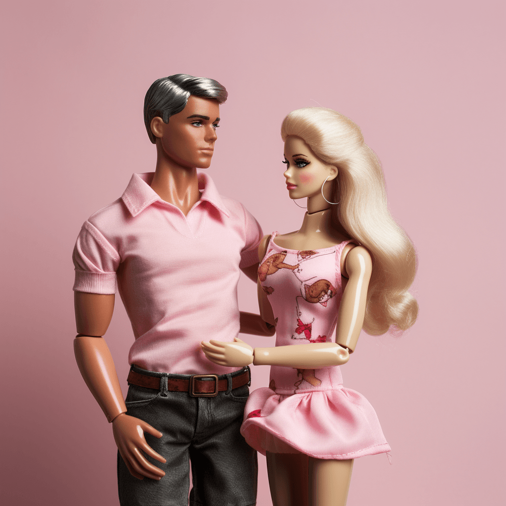 AI generated: Barbie and Ken