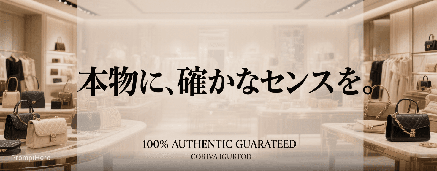 AI generated: Create a wide luxury banner (aspect ratio 4.5:1) for a high-end fashion select shop profile header.
...