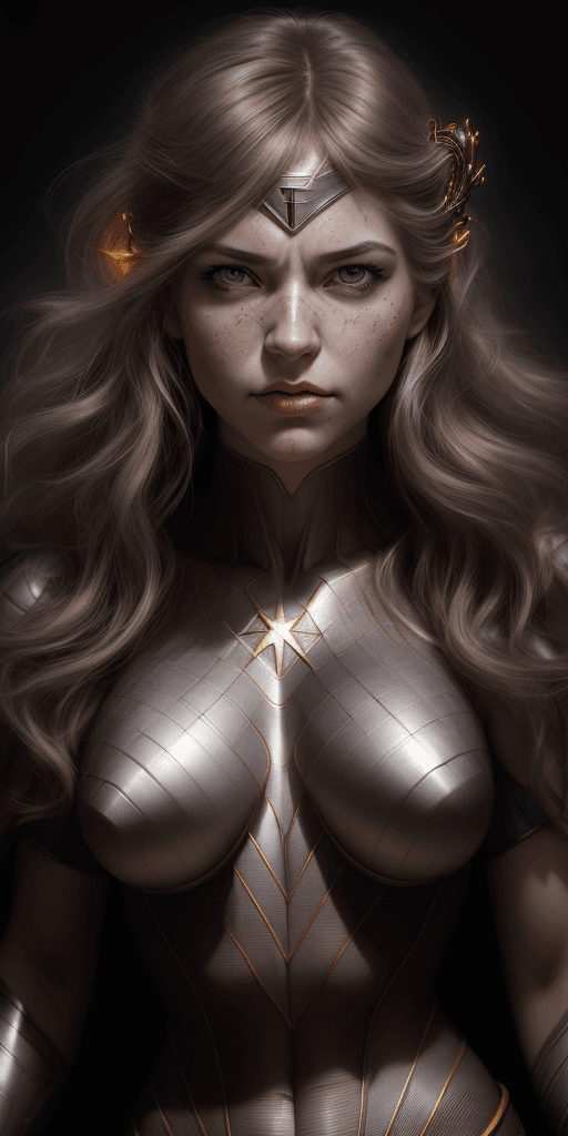AI generated: amazing superhero woman, ultra realistic, zeiss portrait, leica portrait, photograph by Martin Schoe...
