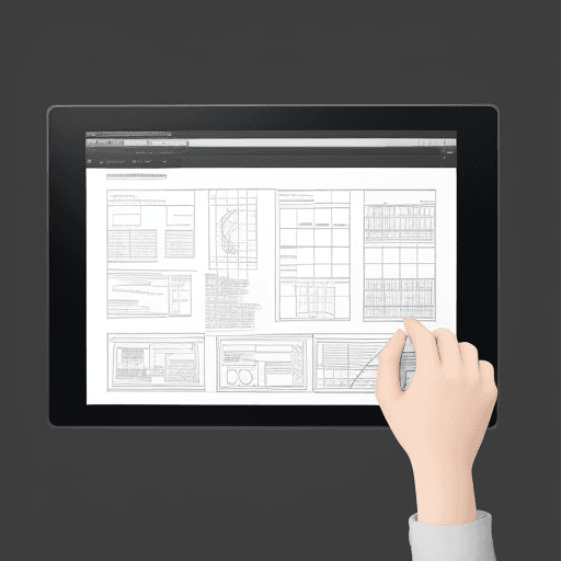 AI generated: wireframe diagram
