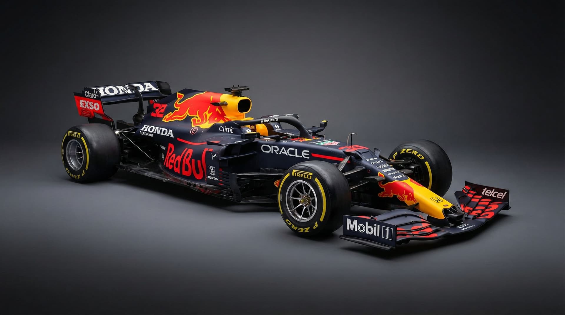 AI generated: Make a redbull F1 car 