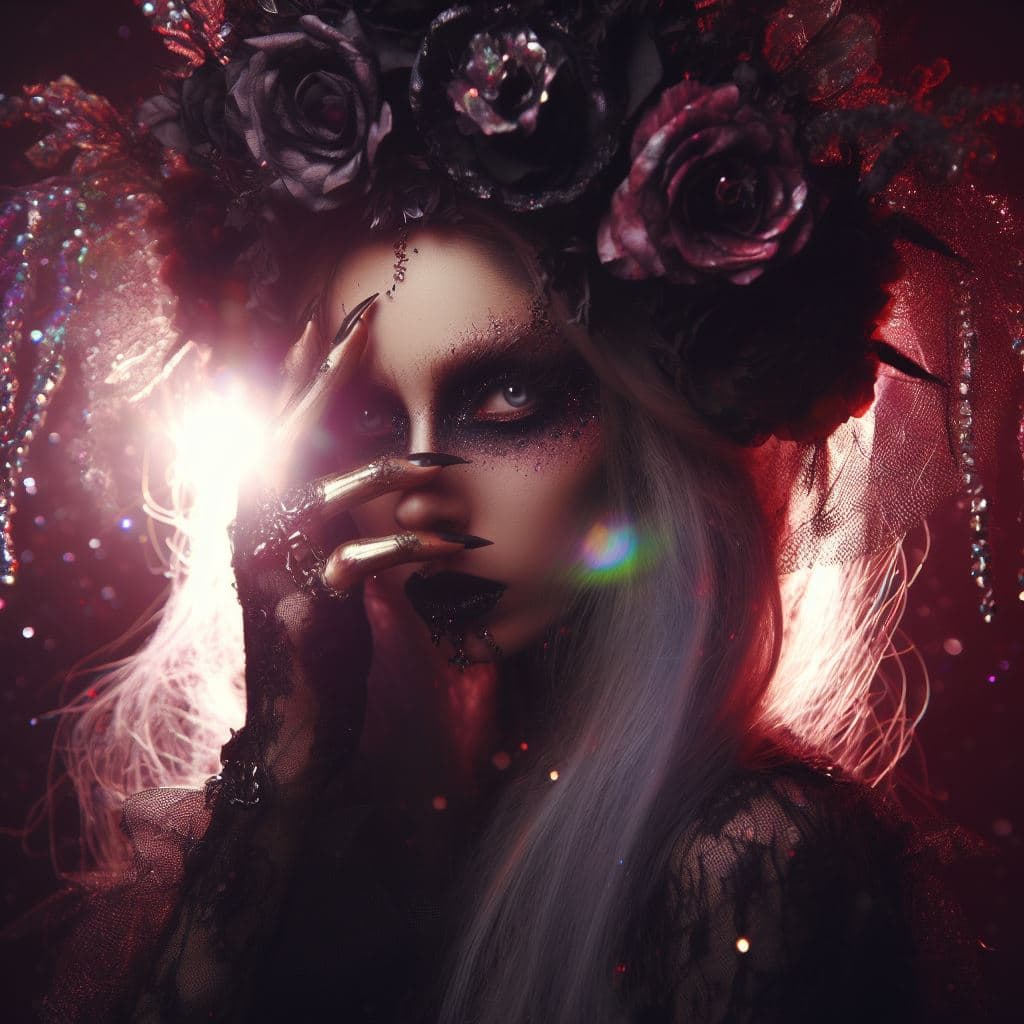 AI generated: a gothic punk masterpiece, very well lit, beautiful, bright, lens flare, shimmering, breathtaking, g...