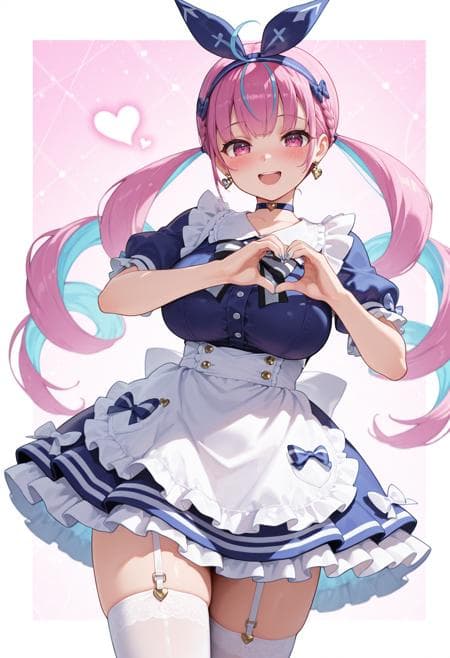 Minato Aqua (9 Outfits) [Illustrious] Hololive