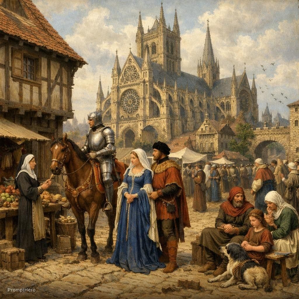 AI generated: xiv century