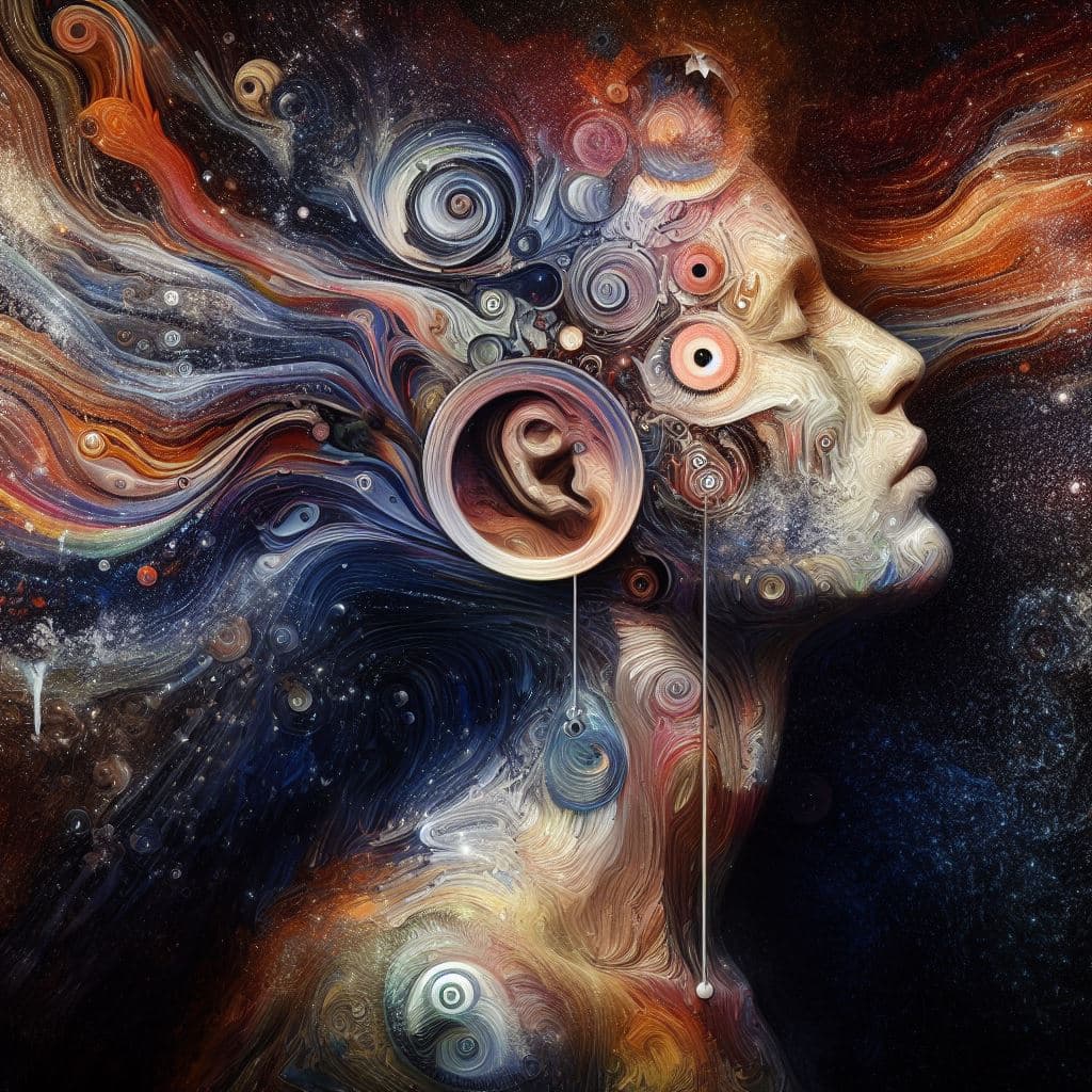 AI generated:  I hear Love and I don't hear my thoughts I hear your suns and planets I hear your joys I hear your ...