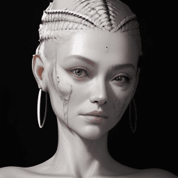 AI generated: entire head, (incredibly detailed), (highres:1.1), (high detailed skin:1.4), clean skin, skin withou...