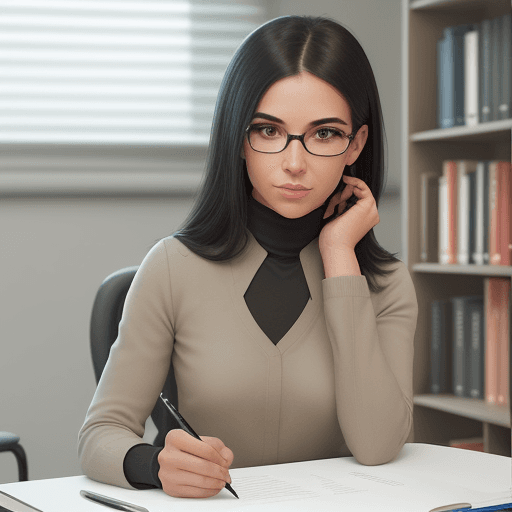 AI generated: Create a professional avatar. The avatar should represent a knowledgeable and approachable academic ...
