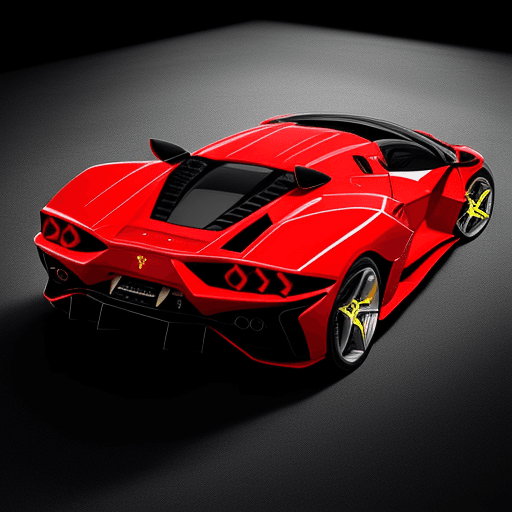 AI generated: car brand shield with a big wild cat in the style of 
ferrari and lamborghini 