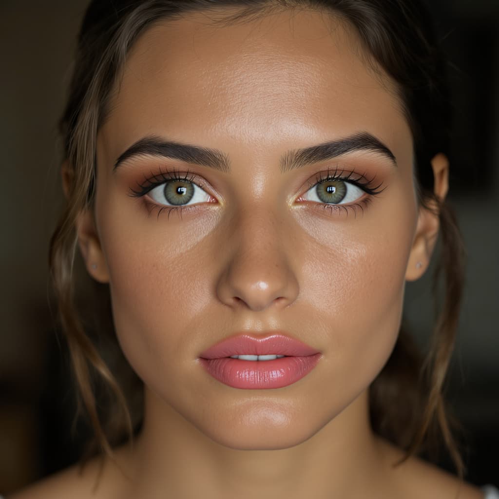 AI generated: Create an extreme close-up,ultra-photorealistic portrait of a real 22-year-old woman with Southern E...