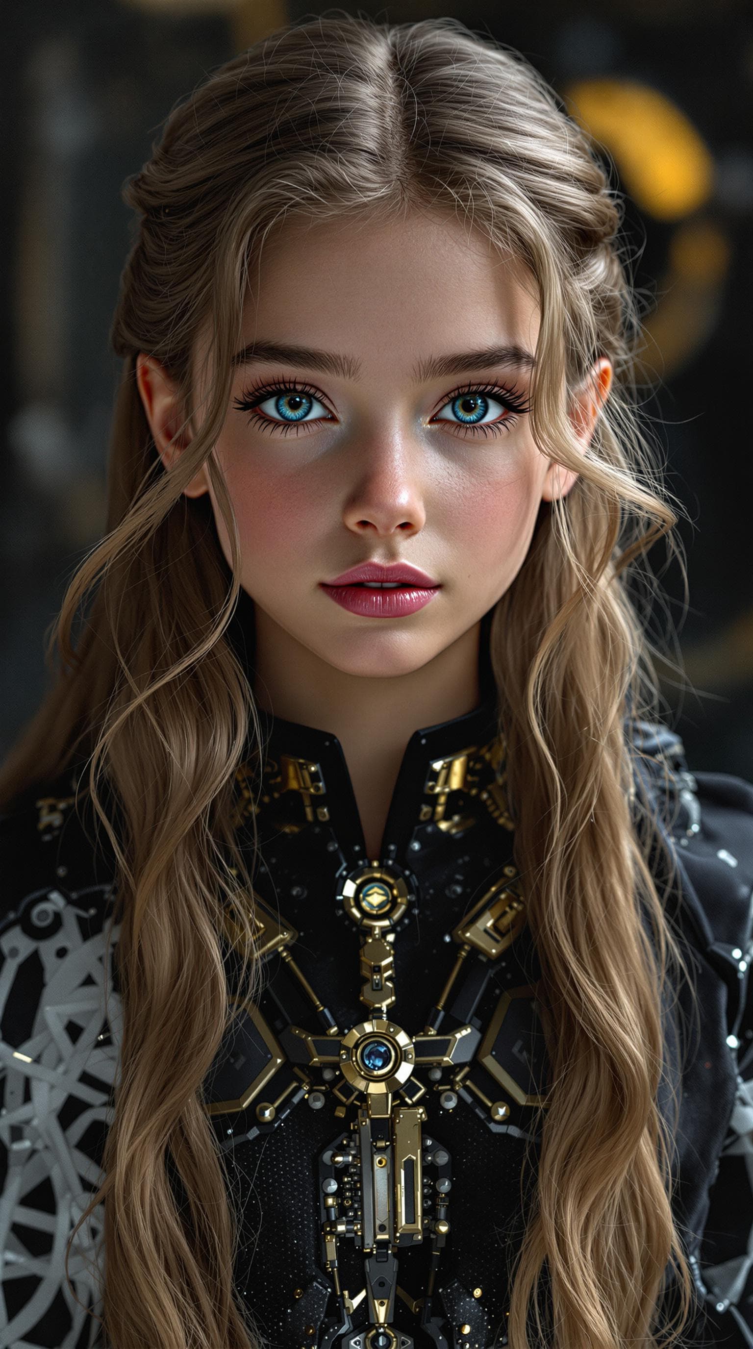 AI generated: djrny-v4 style, score_13, score_28_up, score_37_up, a professional photo of a the beautiful 10 year ...