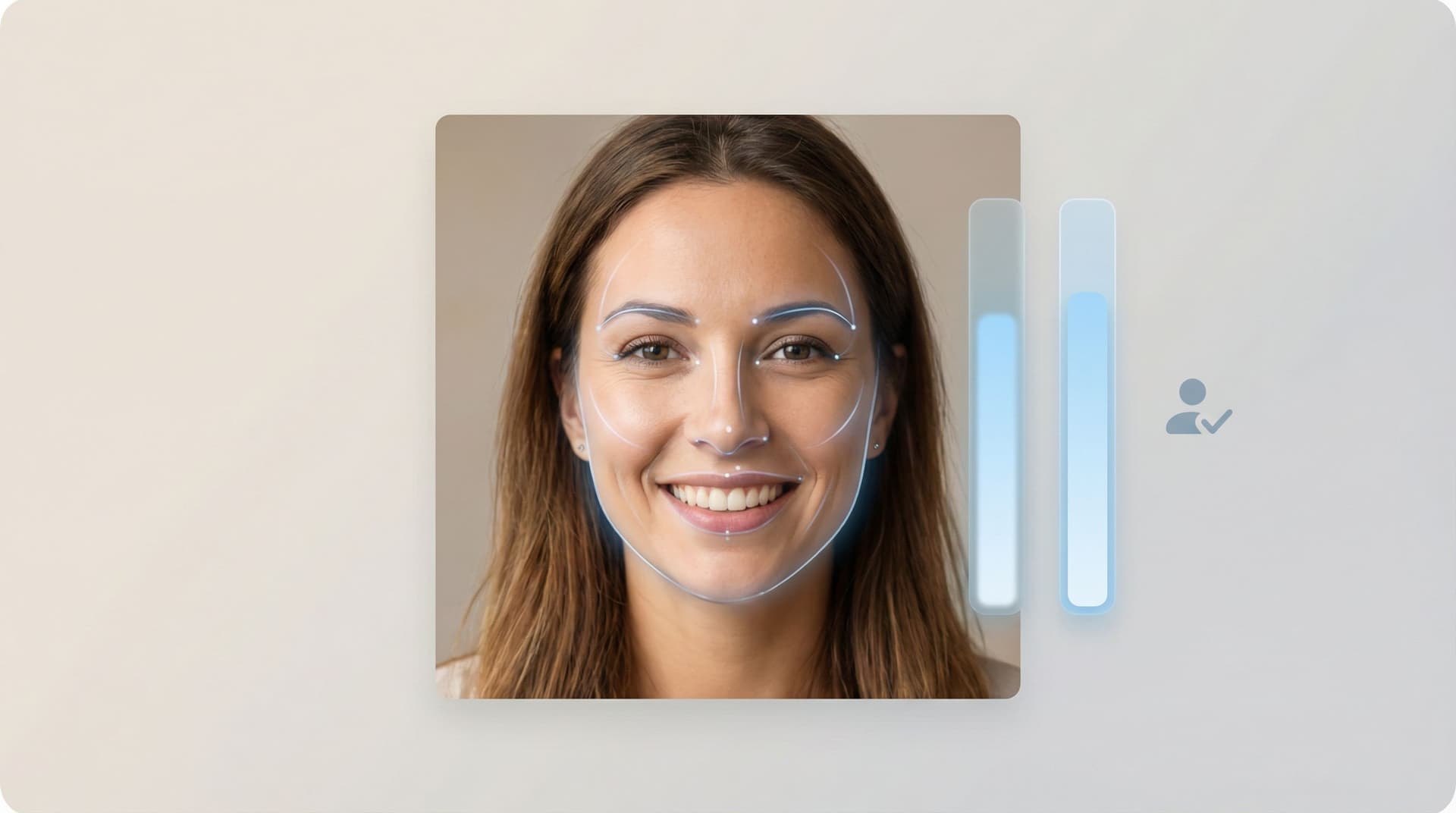 AI generated: Clean, modern thumbnail illustrating AI face analysis for dating profiles.
A well-lit portrait photo...