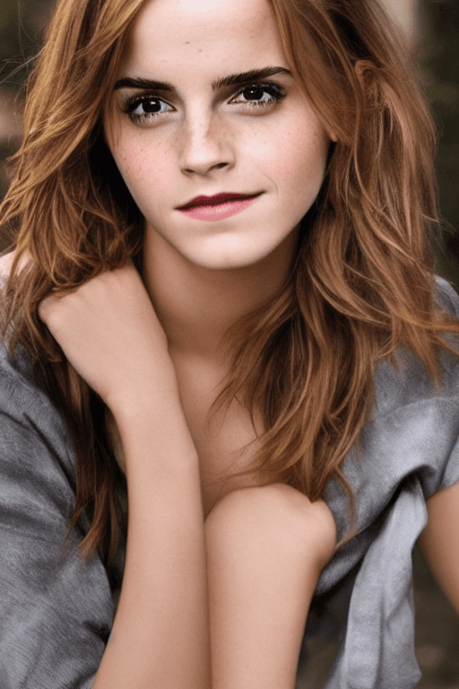 AI generated: image of emma watson sexy