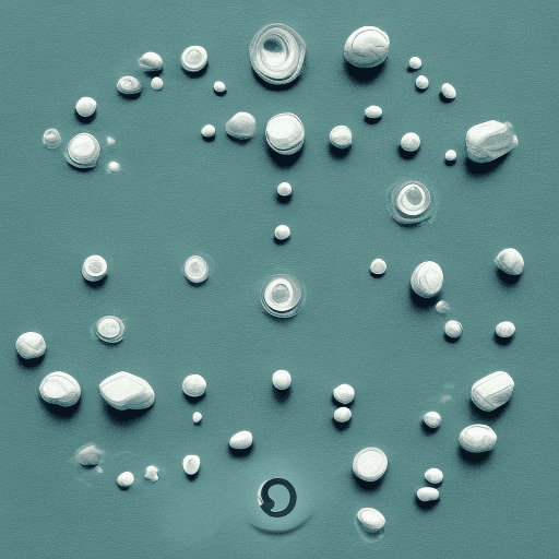 AI generated: Order versus chaos, minimalistic style