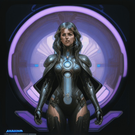 AI generated: detailed interface of a futuristic dashboard ai cyberpunk armor by alphonse mucha, greg hildebrandt,...