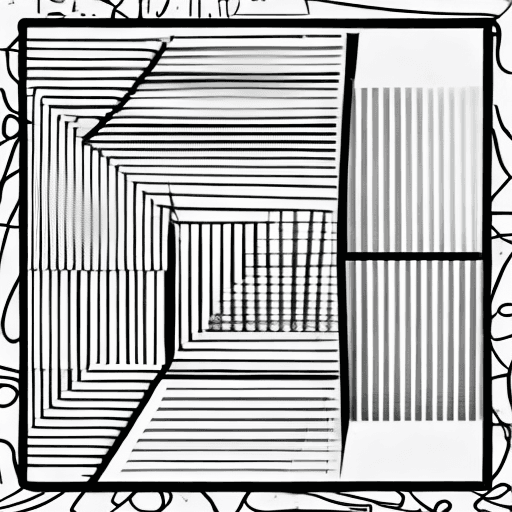 AI generated: High resolution photo made in gray tones, divided into two parts white and black with a divider in t...