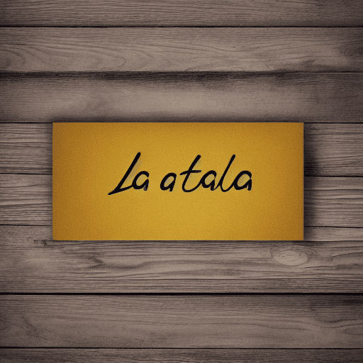 AI generated: la letra T en color amarillo, fotorealistica, con el fondo azul