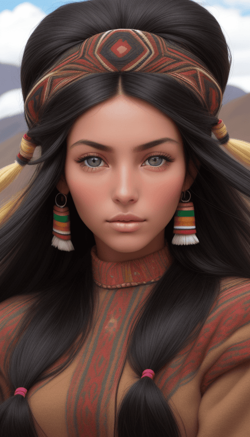 AI generated: High definition, beautiful eyes, long hair, perfect hair, woman, perfect eyes, black hair, perfect f...