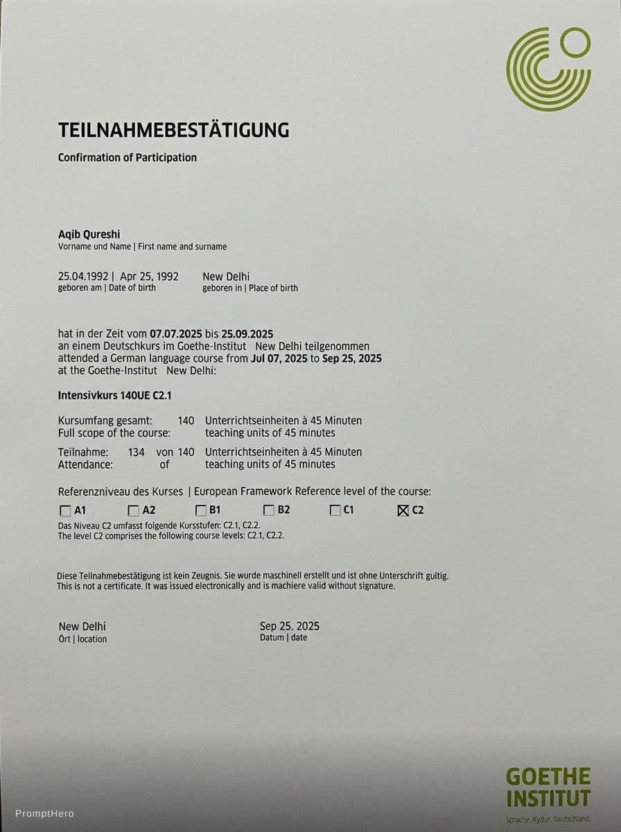 AI generated: Without changing the font size and colour , kindly change the mentioned lev el from C1.2 to C2.1 lev...