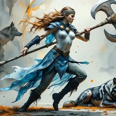 AI generated video:  perfect slow smooth fluid animation. Nordic music, blizzard effects and sound
Full-length masterpi...