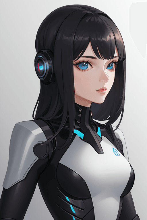 AI generated: Beautiful young girl. (In full growth.) Slender body. Amazing face. Symmetrical eyes. Fantastic eyes...