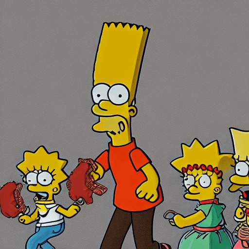 AI generated: 
simpson cartoon ,4k