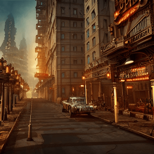 AI generated: 3d render hyperrealistic  steampunk city, year 3000,  4k, Cinematic vibes, Imagined by James Cameron...