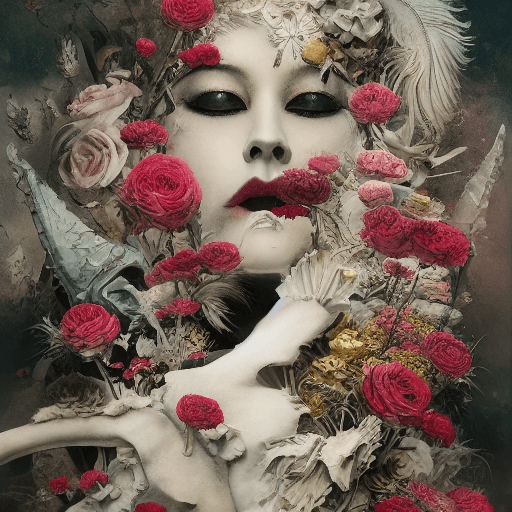 AI generated: Masterpiece, rhinoceros, adrian ghenie, takato yamamoto, dream, ornate, whimsical fantasy elegant ro...