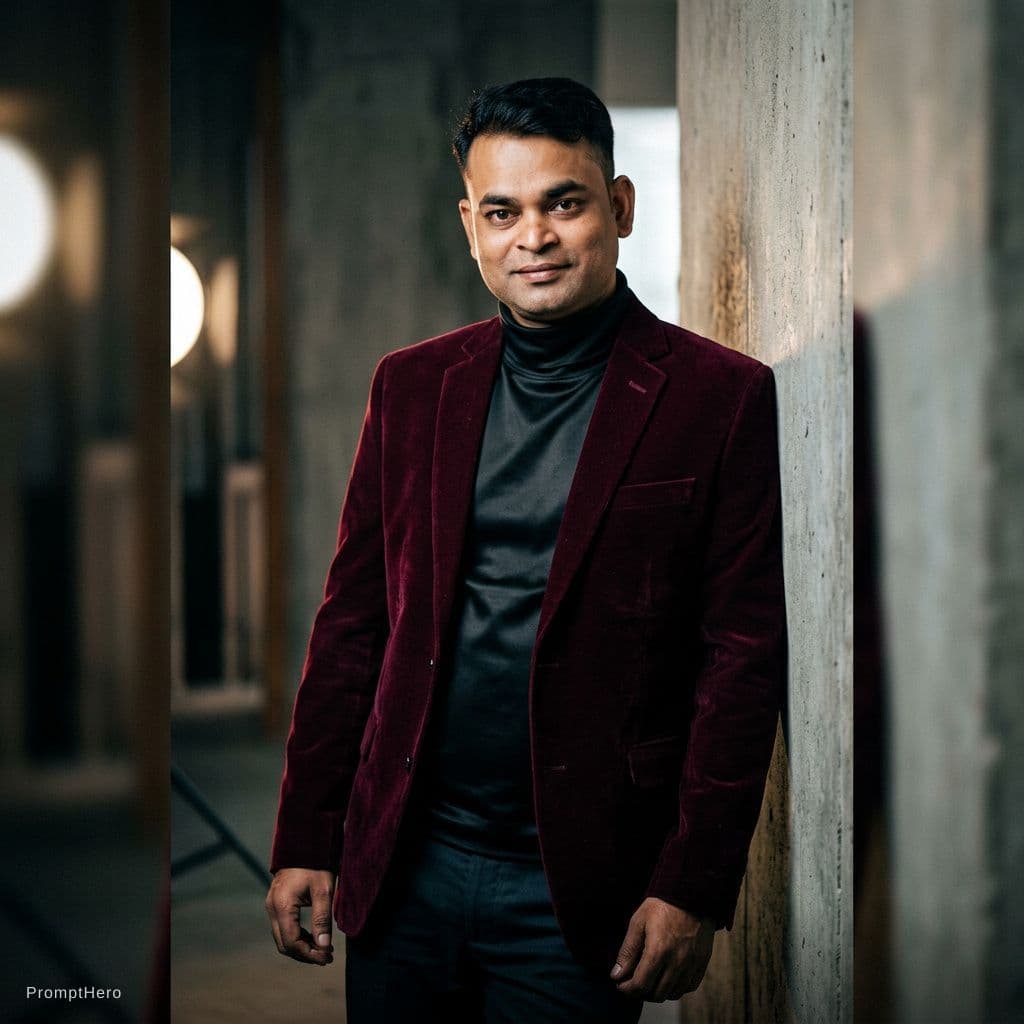 AI generated: fashion editorial photograph, man, shot on a Canon EOS 5D Mark IV --chaos 75 --ar 1:2 --profile rsy6...