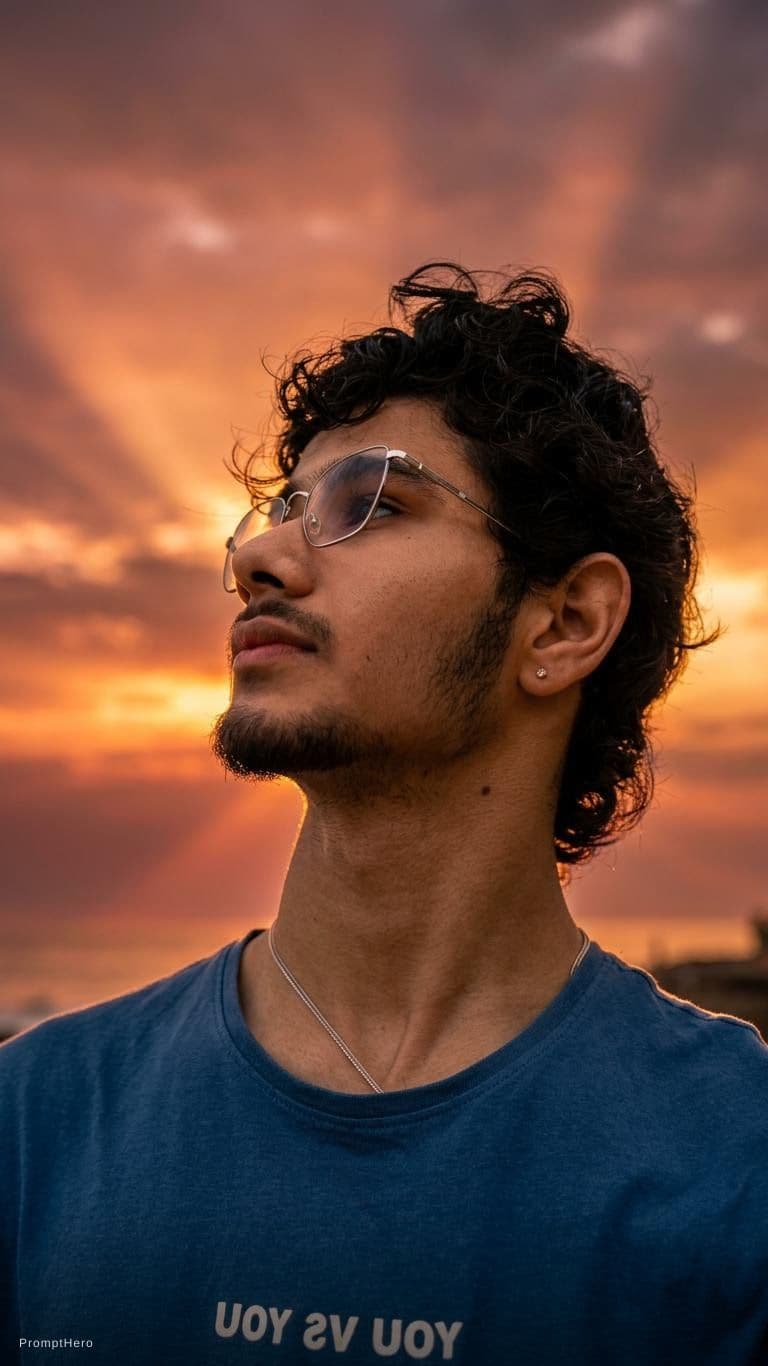 AI generated: A beautiful sunset 