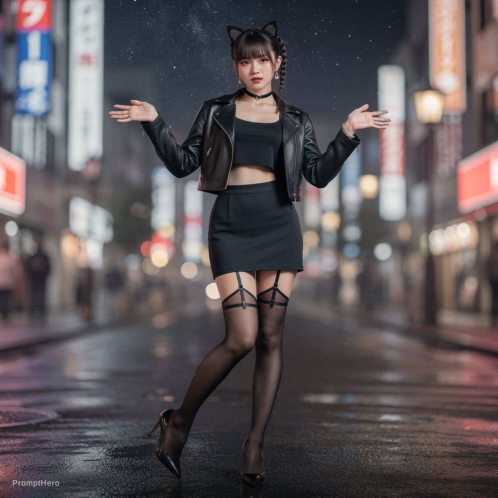 AI generated: masterpiece:1. 2), (realistic, photo-realistic:1. 37), ultra-detailed, full body, 1 girl, solo, beau...