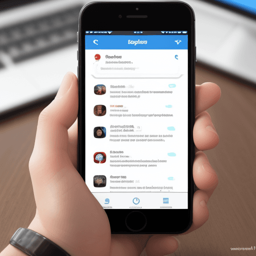 AI generated: social media app design