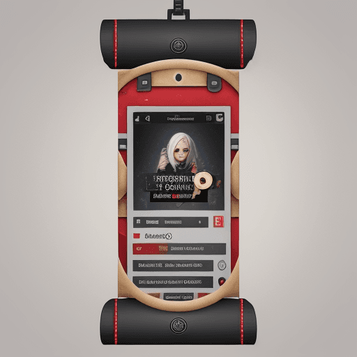 AI generated: create a designe like the youtuber scroll
