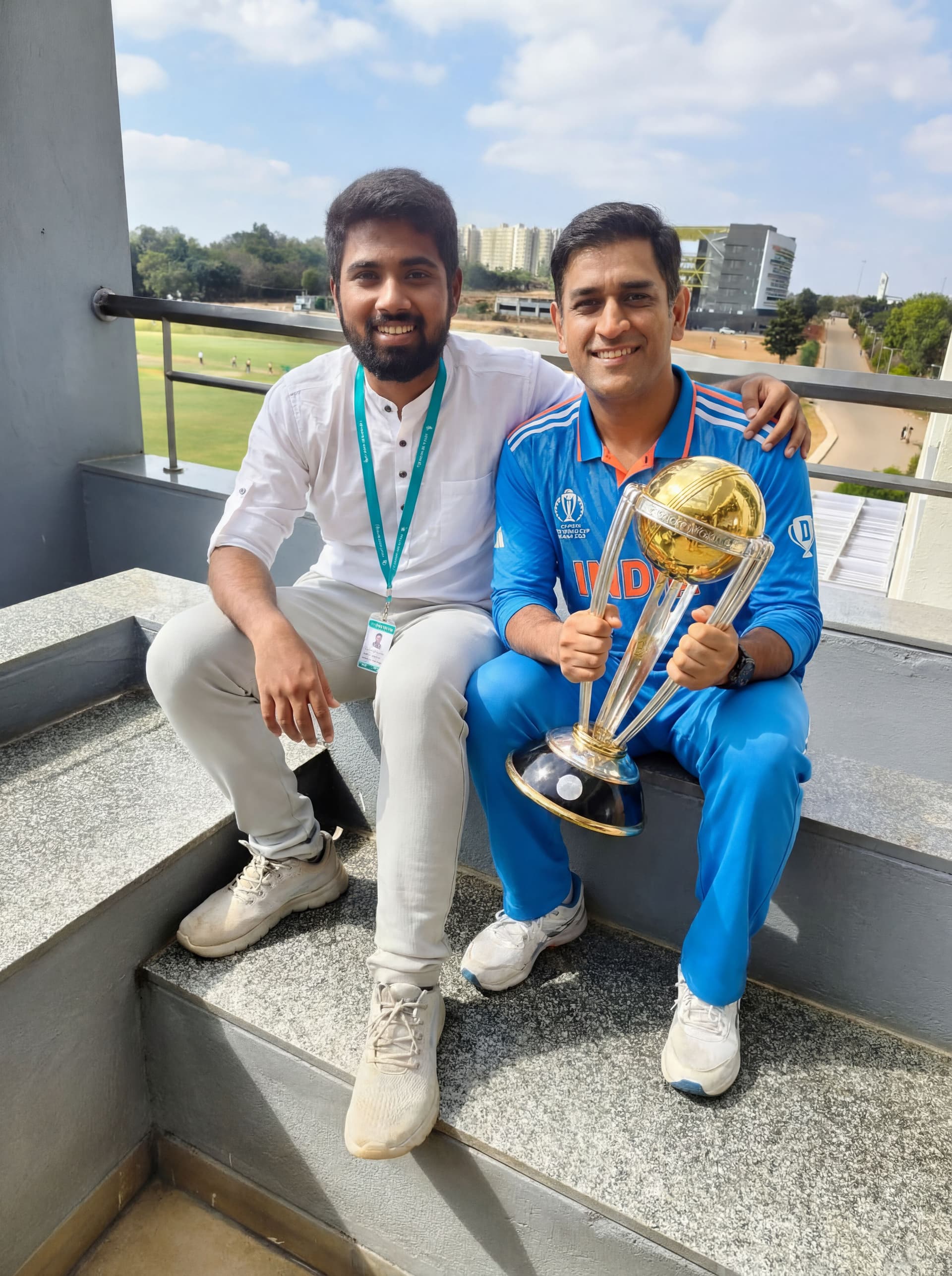 AI generated: Add dhoni with me