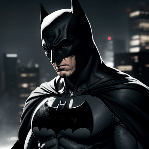 AI generated: Batman in marvel, 4 k,ultra HD 