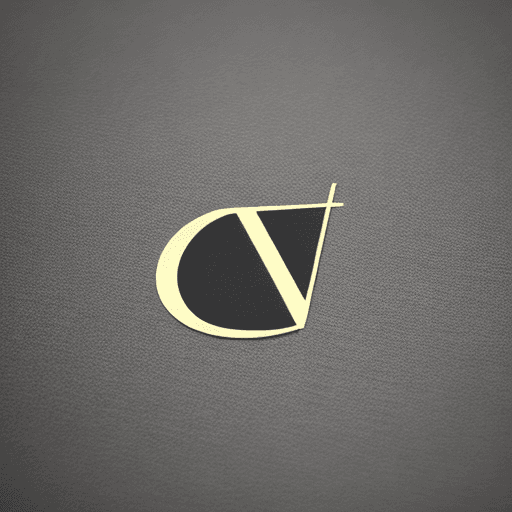 AI generated: A luxury logo with a geometric design that combines the letters H and H