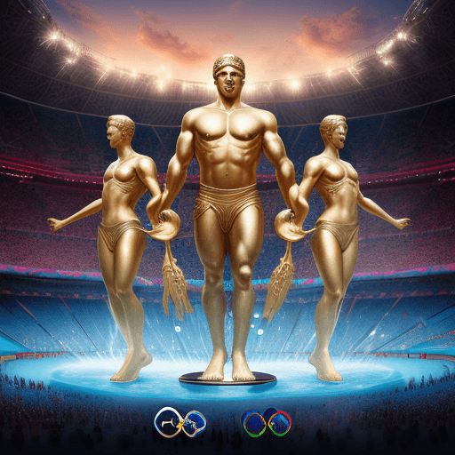 AI generated: Olympic god's , 4 k,ultra HD 