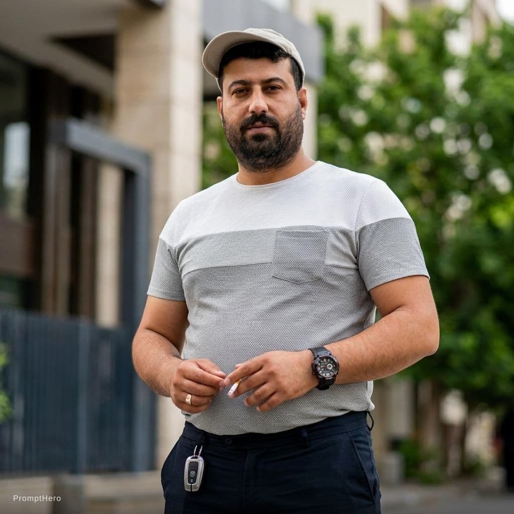AI generated: Fashion editorial photograph, man, shot on a Canon EOS 5D Mark IV --chaos 75 --ar 1:2 --profile rsy6...