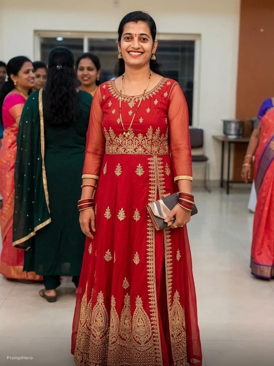 AI generated: inrver dress for girls image create 