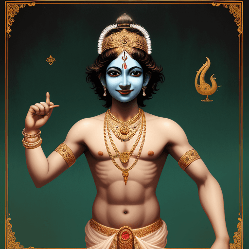 AI generated: Lord Krishna