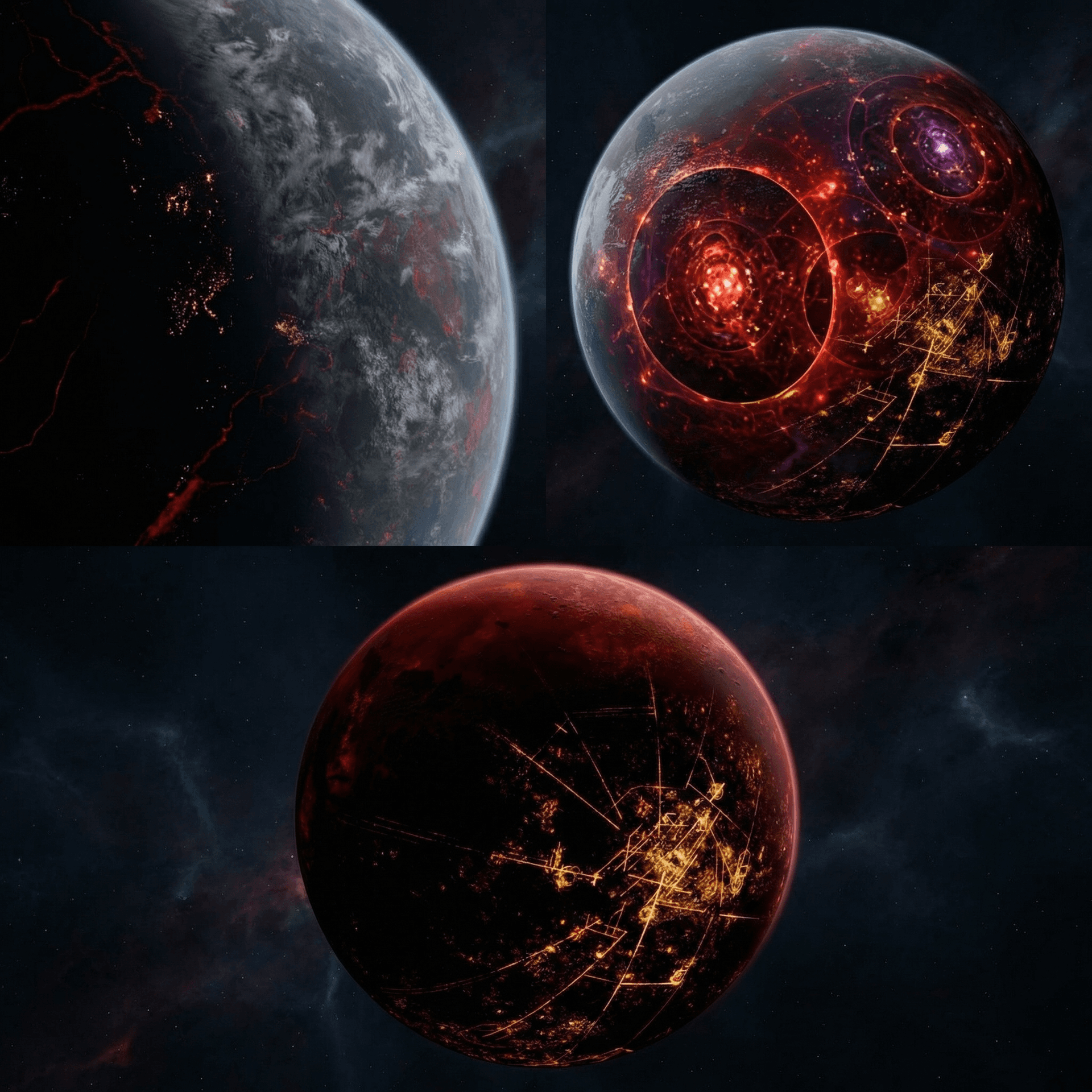 AI generated: Blend and tune the reference images and create other angles of view of Planet Artta

 Real-time rend...