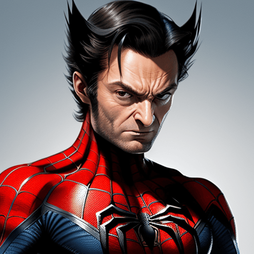 AI generated: SPIDER-MAN-WOLVERINE