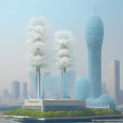 AI generated: 2054년의 도시 풍경, 미래적이고 세련된 모습의 거리에서 사람들이 스마트 콘택트 렌즈를 착용하고 있다. 각 개인의 시야에는 AR 인터페이스가 나타나고, 각자의 취향에 맞춰 필터링...